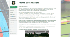 Desktop Screenshot of friarsgatearchers.com